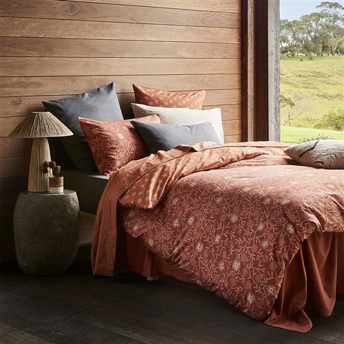 Ecology Dream Flat Sheet Queen Clay