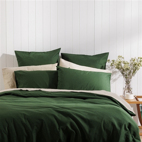 Ecology Dream Quilt Cover Super King Moss