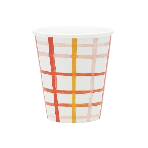 Ecology Ripe Set of 4 Latte Cups 250ml Gingham