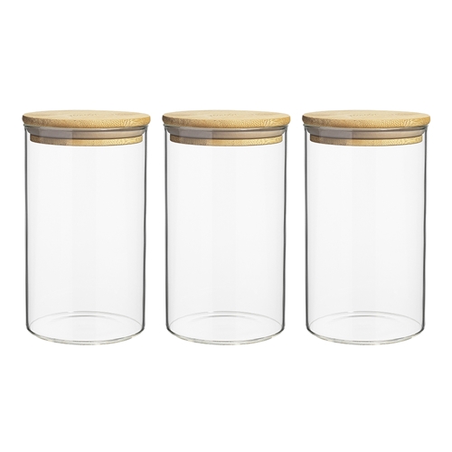 Ecology Pantry Set of 3 Round Canisters