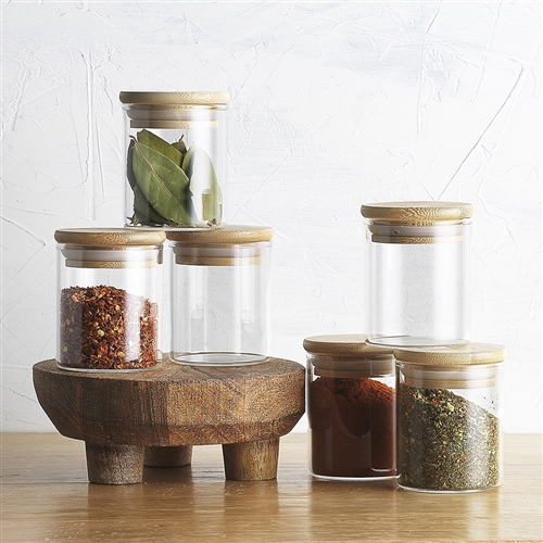 Ecology Pantry Set of 6 Spice Jars