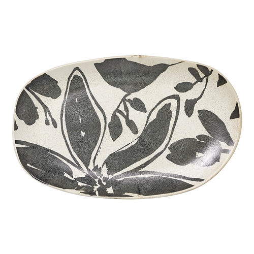 Ecology Cecile Oval Plate 28cm Midnight