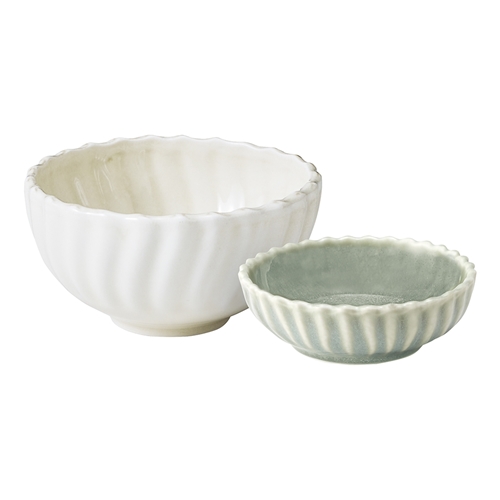 Ecology Ritual Set of 2 Condiment Bowls Willow Frost