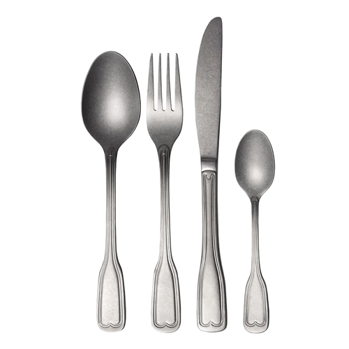 Ecology Anais 16 Piece Cutlery Set Vintage Silver