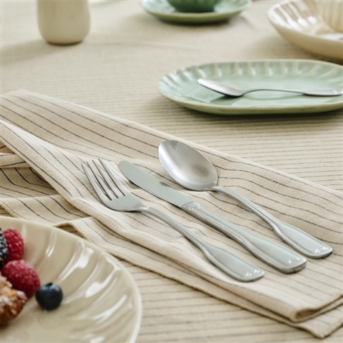 Ecology Anais 16 Piece Cutlery Set Vintage Silver