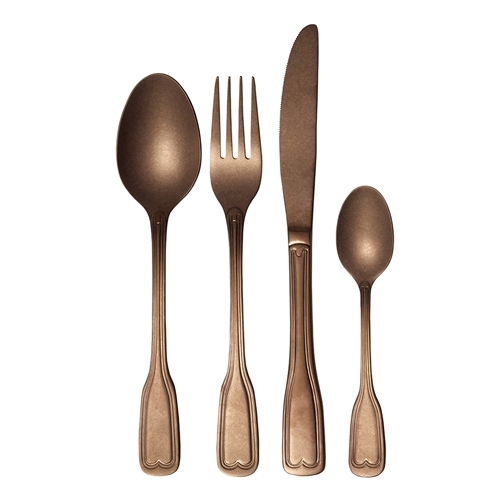 Ecology Anais 16 Piece Cutlery Set Vintage Copper