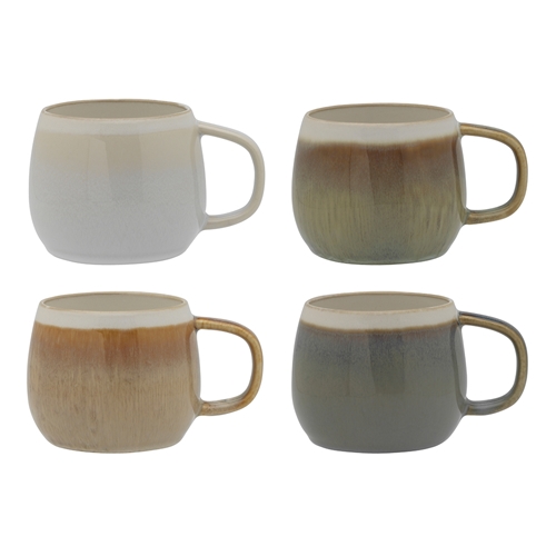 Ecology Bulb Set of 4 Mugs 360ml