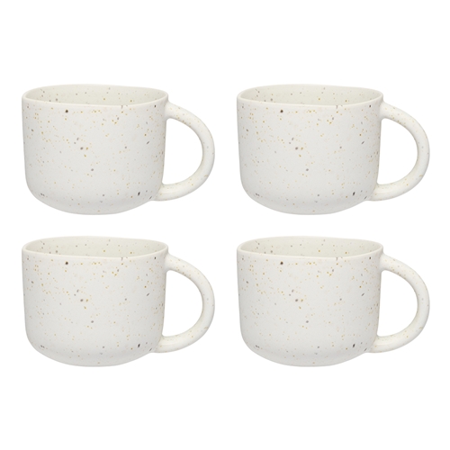 Ecology Domus Set of 4 Mugs Ecru 270ml
