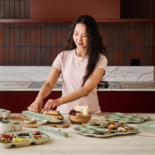 Ecology Selvedge Oval Fold Platter 41cm
