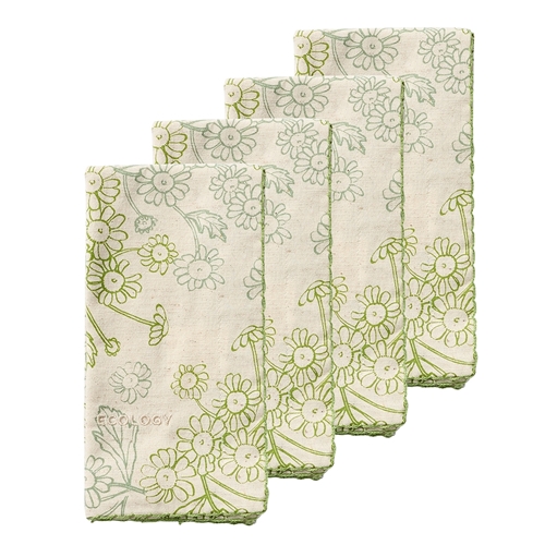 Ecology Chamomile Set of 4 Napkins