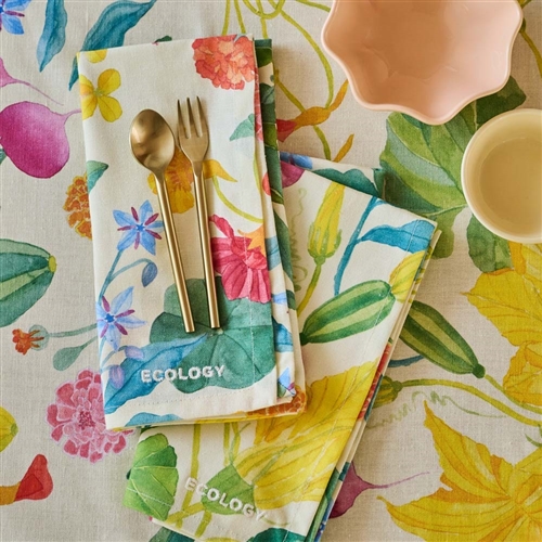 Ecology Market Garden Set of 4 Napkins 