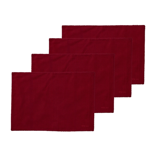 Ecology Weft Set of 4 Placemats Elderberry