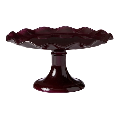 Ecology Ruffle Cake Stand 26cm Elderberry