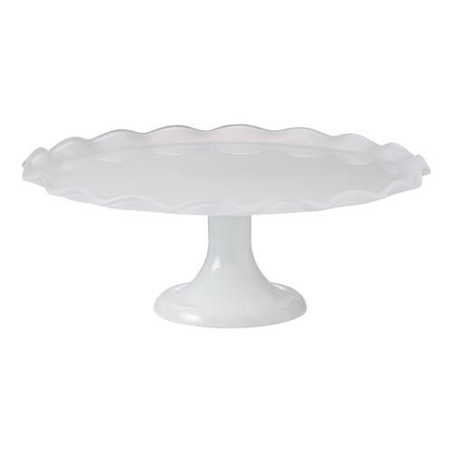 Ecology Ruffle Cake Stand 20cm White