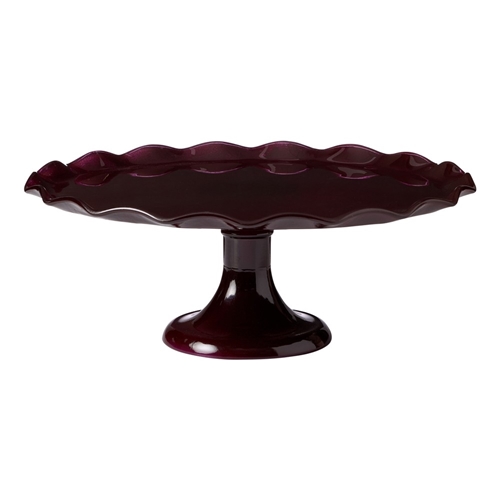 Ecology Ruffle Cake Stand 20cm Elderberry