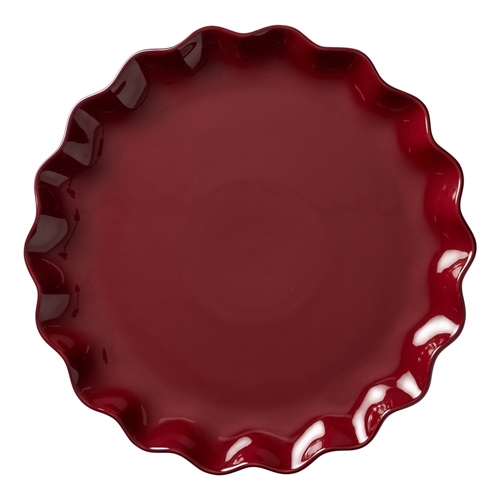 Ecology Ruffle Round Platter 32cm Elderberry