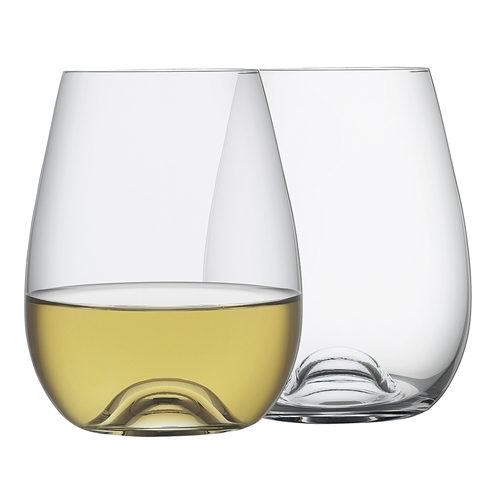 Classic Set of 6 Stemless Wine Glasses 460ml