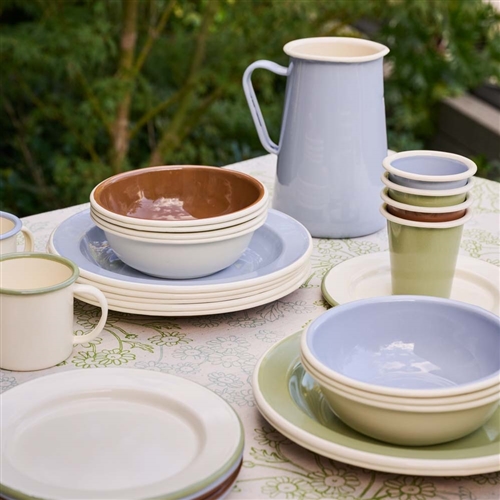 Ecology Mori Deep Rimmed Plate 26cm Olive