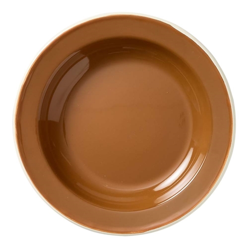 Ecology Mori Deep Rimmed Plate 26cm Terracotta