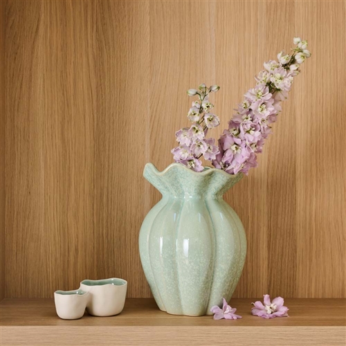 Ecology Dune Ceramic Vase 27cm Celadon