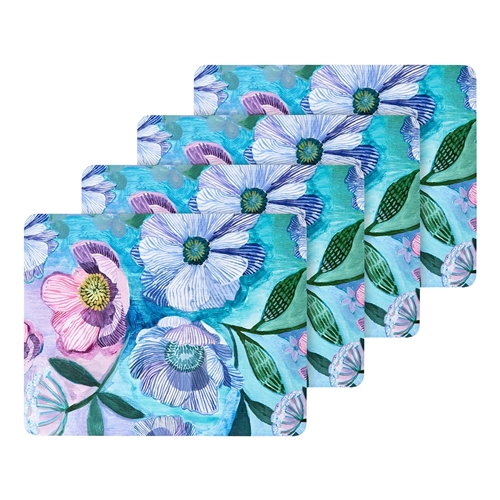 Ecology Rose Bloom Set of 4 Placemats