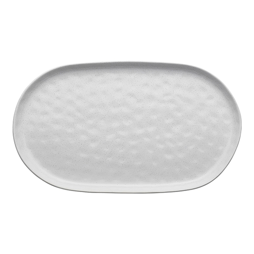 Speckle Oval Serving Serving Platter Milk 40cm