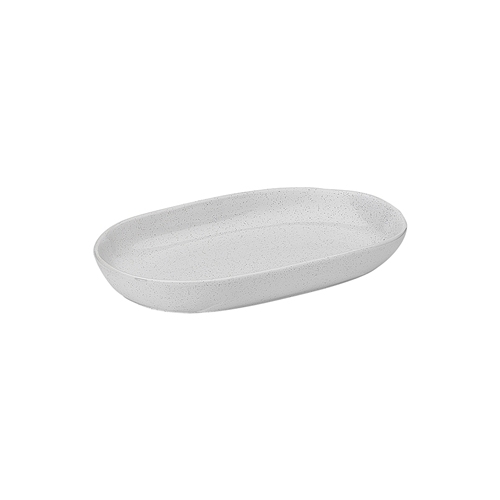 Speckle Small Shallow Bowl Milk 22cm