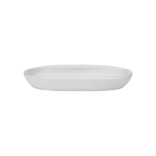 Speckle Small Shallow Bowl Milk 22cm