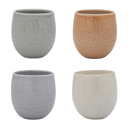 Ecology Linen Set of 4 Cuddle Mugs 320ml
