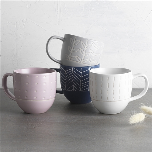 Ecology Dwell Mug 300ml Herringbone