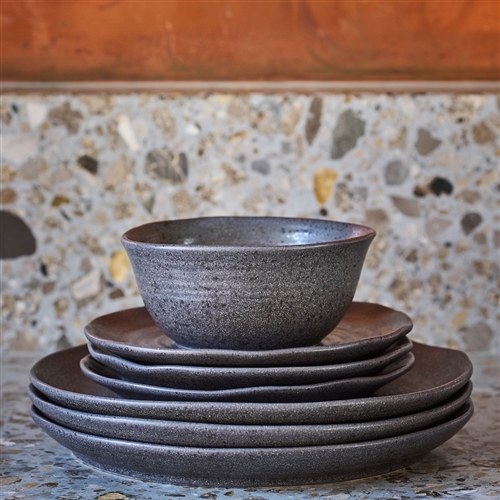 Ecology Ottawa 12pce Dinner Set Stone
