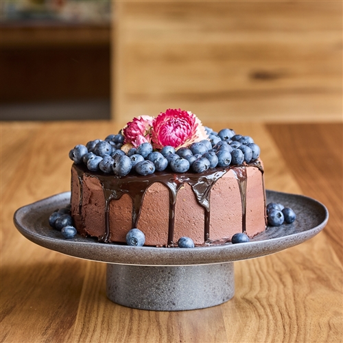 Ecology Ottawa Cake Stand 32 x 8.5cm Stone