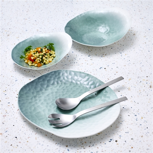 Ecology Oyster Serving Bowl Meadow 22cm