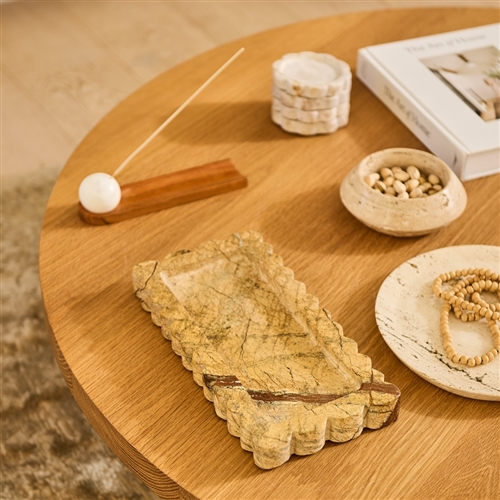 Ecology Earth Platter 24cm Travertine Marble