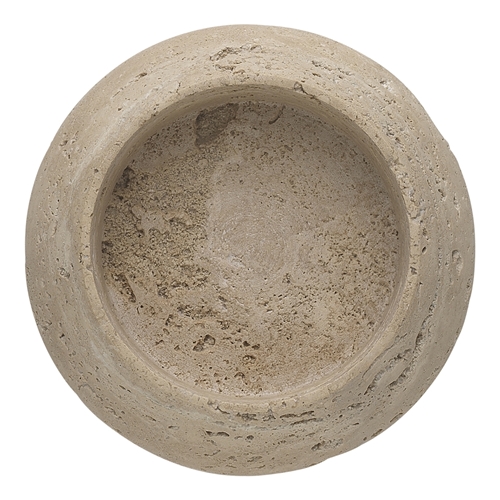 Ecology Earth Sided Bowl 14.5cm Travertine Marble