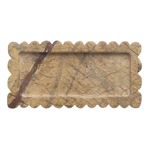 Ecology Artifact Scallop Marble Tray