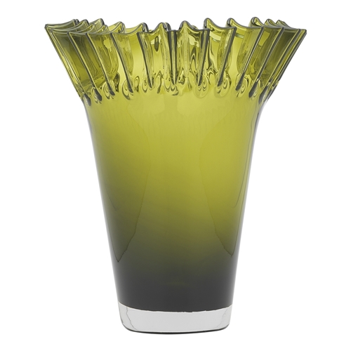 Ecology Tousle Fluted Vase 29cm Meadow