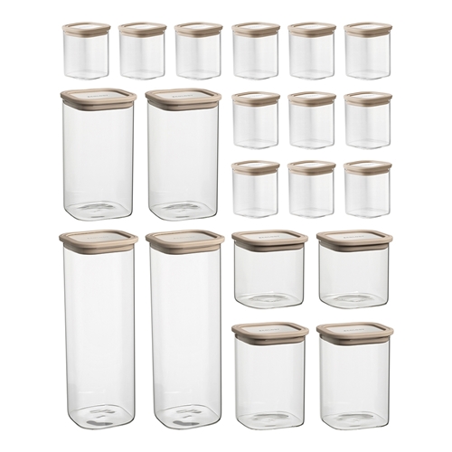 Ecology Store 20 Piece Pantry Set Almond
