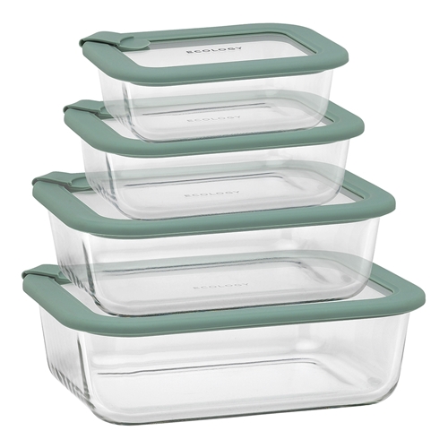 Ecology Store Set of 4 Rectangle Containers 