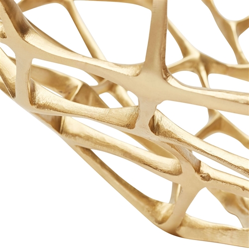 Tom Dixon Bone Bowl Small Gold 6 x 22cm