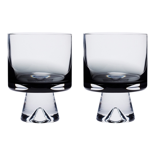 Tom Dixon Tank Low Ball Glasses Black