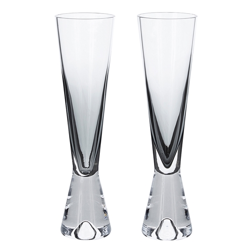 Tom Dixon Tank Champagne Glass Black 180ml Set of 2